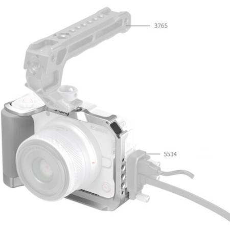 SmallRig 5428 - klatka do Canon EOS R50 V, przykład użycia